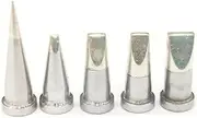 Welding Soldering Tips for Weller LT Replacement Soldering Tips, Soldering Tips for WP80 WSP80 W13338 WD1000 WD2000 WSD81 WS81 WSF81D8 WS81D5 Soldering Iron Handle LTS LTA LTB LTC LTD Pack of 5 (LT
