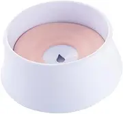 PEPLAYTAL Pet Buoyancy Drinking Bowl Splash Water Feeder for Large Capacity Pink Dog Bowl with Removable Floating Tray for Clean Drinking Water