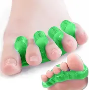 ToePal- Gel Toe Separators & Toe Spreader, 4 Pieces of DR JK ToePals to Fight Bunion, Hammer Toes, Claw Toes, Yellow colored