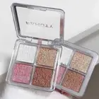 Diamond Highlighter Powder Palette with glitter for face