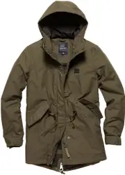 Vintage Industries Indy Parka Ladies Jacket, green, Size XS for Women
