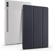 Clear Tablet Case Compatible with Samsung Galaxy Tab A8 (2021) 10.5inch SM-X200/X205U,TPU Slim Cover Auto Wake/Sleep Smart Lightweight Protective Case w/Pencil Holder Shockproof Cover.Black