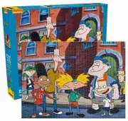 500 piece Puzzle Retro Nickelodeon HEY ARNOLD Licensed Product by AQUARIUS