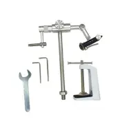 Rotary Fly Tying Vise with 360° Rotation Smooth Fly Gears files Tying Tool