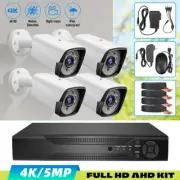 5MP Wifi CCTV Home Ofiice Security System Outdoor Indoor IP Camera 4CH DVR AU