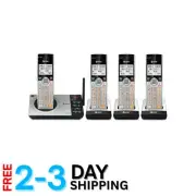 Secure Long-Range DECT 6.0 Cordless Phone with 4 Handsets and Answering Machine