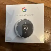 Google Nest learning thermostat - Polished Steel (T3019US)
