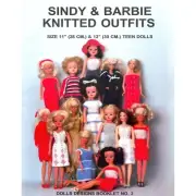 Barbie & Sindy Doll Clothes Knitting Pattern For 11" & 12" Teen Dolls
