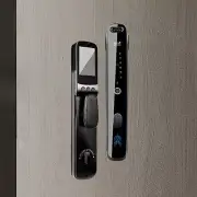 New 3D Face Smart Door Lock Security Camera with Fingerprint Password Keypad