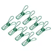 Tablecloth Clips, 70mm Carbon Steel Clamps for Fix Table Cloth, Green 16 Pcs