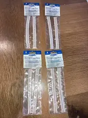 Lot Of 4 Packs (8 Wicks Total) Kerosene Lantern Wicks Stansport 1/2" x 6”