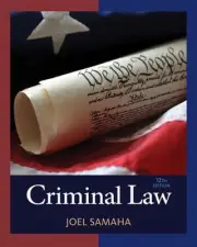 Criminal Law by Joel Samaha (English) Hardcover Book
