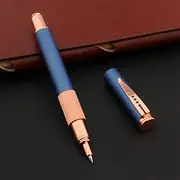 Fountain Pen,Metal Rollerball Pen Write Switzerland Rose Golden Ball Point Pen Business Office School Supplies Writing