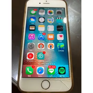 iphone6s 玫瑰金 64G ios9.3.5 原始未升級 粉