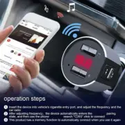 Handsfree Bluetooth Wireless Car FM Transmitter Radio USB Charger Kit MP3 D5C1