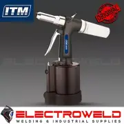 ITM Hydraulic Air Pop Rivet Gun Pneumatic Riveter 2.4mm - 4.8mm Stainless Steel