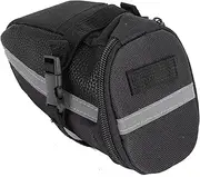 Baxnore Saddle Bag Polyester Bike Seat Bags Under Seat with Reflective Strip for Cycling