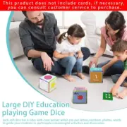 Learning Cubes Pocket Classroom Dices DIY Education Playing Game Dices Blocks