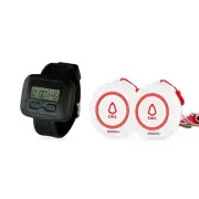 Caregiver Pager Wireless Call Button Nurse Alert System for Elderly, Patient,...