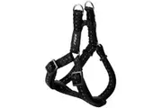 Rogz Small Black Step In Nylon Harness for Dogs