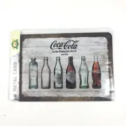 Coca-Cola Metal Postcard Made In Germany Bottle Nostalgic Art Berlin New 2015