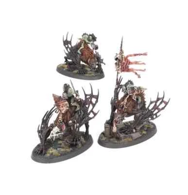 Morbheg Knights x3 Flesh Eater Courts Age Of Sigmar NEW ON SPRUE With Bases
