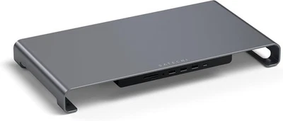 Satechi USB C Hub Monitor Stand for Desk with USB-C Data Port, 3 3.0...