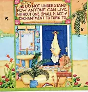 Mary Engelbreit Handmade Magnet -I Do Not Understand How Anyone Can Live