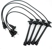Spark Plug Wire Set Replacement for 1997-2001 Toyota Camry L4 2.2L, Rav4, Solara - Ignition Spark Plug Cables 4 PCS