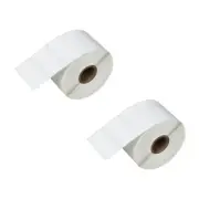 2Rolls 1300 Labels 2x1 Direct Thermal for Zebra LP 2824 2844 2442 Eltron ZP450