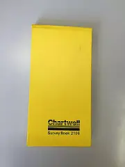 2106 Chartwell Survey Field Book, Traverse Top Openning - Australian Stock
