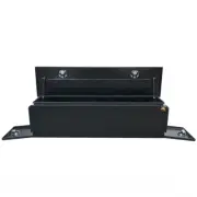 2000 x 500 x 500mm Black 3 Lid Ute Toolbox Trailer Camper Truck Tool Box