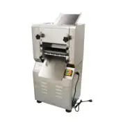 110V Electric Dough Roller Sheet Maker for Dumplings Noddoles w/ 1mm&2mm Cutter