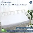 Toddler Baby Boori Cot Breathable Waterproof Fitted Sheet Mattress Protector