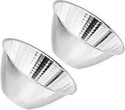 iplusmile Flashlight Fixture Shade Aluminum Reflector Lamp 2pcs Led Light Reflector Cup Accessory for Brightness Enhancement