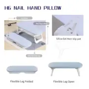 Foldable Nail Arm Rest PU Leather Nail Hand Rest For Nails Table with P8X6