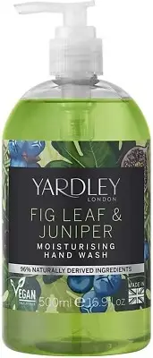 Yardley London Fig Leaf & Juniper Moisturising Hand Wash 500ml - Brand New