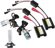 AKOOSY 1 Set Xenon Bulb Kit Digital Ballast for Car Headlights Metal Ceramic Base Easy Plug and Play Installation High Brightness Long Life UV Resistant