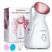 Facial Steamer, Nano Ionic Face Steamer for Home, 100ML Warm Mist Humidifier ...