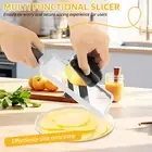 Handheld Mandoline Slicer Adjustable Mandoline Food Slicer Comfort Grip WaGXv