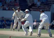 Alec Stewart batting for England during the 3rd Test match ag- Cricket Photo 1