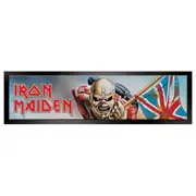 Iron Maiden Trooper Design Rubber Backed Bar Runner Mat Runner