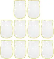 Vomeko 10pcs Back Seat Cover for Kids, Transparent Seat Back Protector Cover,W aterproof Kick Mats, Child Baby Kick Clean Keep Mat for Car Truck SUV