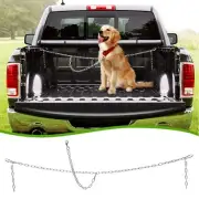 Chain Dog Truck Bed Tether, Heavy Duty Dog Vehicle Restraints, Metal Pet Bed ...