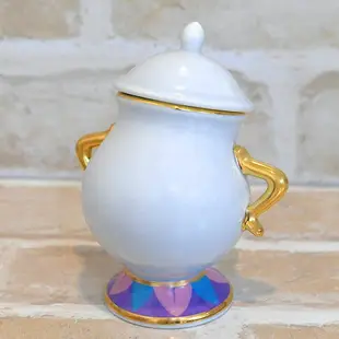 日本東京迪士尼代購專區Disney美女與野獸貝兒Bella阿奇杯茶壺媽媽茶煲太太-日本製-售阿奇杯一個