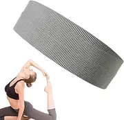 LeoLeozz Moisture Wicking Headband, Quick Dry Mens Sweatbands for Head, Sports Gear Hair Band for Women Men, Sweatbands for Basketball Football Badminton (Grey,B)