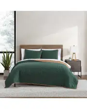 Eddie Bauer Solid Washed Quilt Set