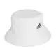 adidas 漁夫帽 Cotton Bucket 男女款 愛迪達 夏日 遮陽 基本款 素色小LOGO 白黑 H36811