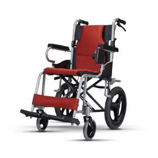 KARMA康揚鋁合金手動輪椅(小輪)KM2500(超值好禮二選一)