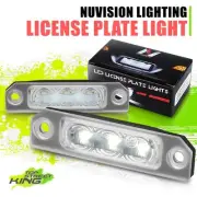 Nuvision White LED License Plate Light Lamps for Mustang Flex Fusion 06-19 L+R